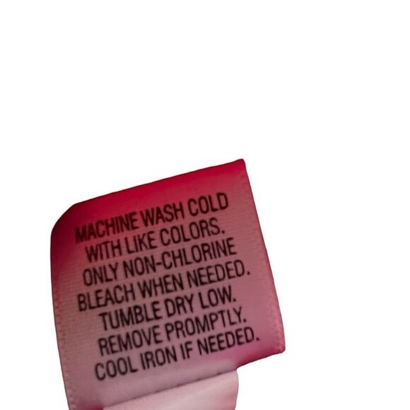 APT 9 hot pink long sleeve v neck faux wrap blouse size large - Picture 7 of 9